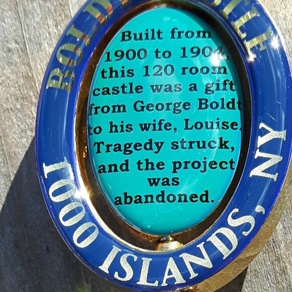 Vintage Boldt Castle Ornament Bell Cloche - Picture 5 of 5